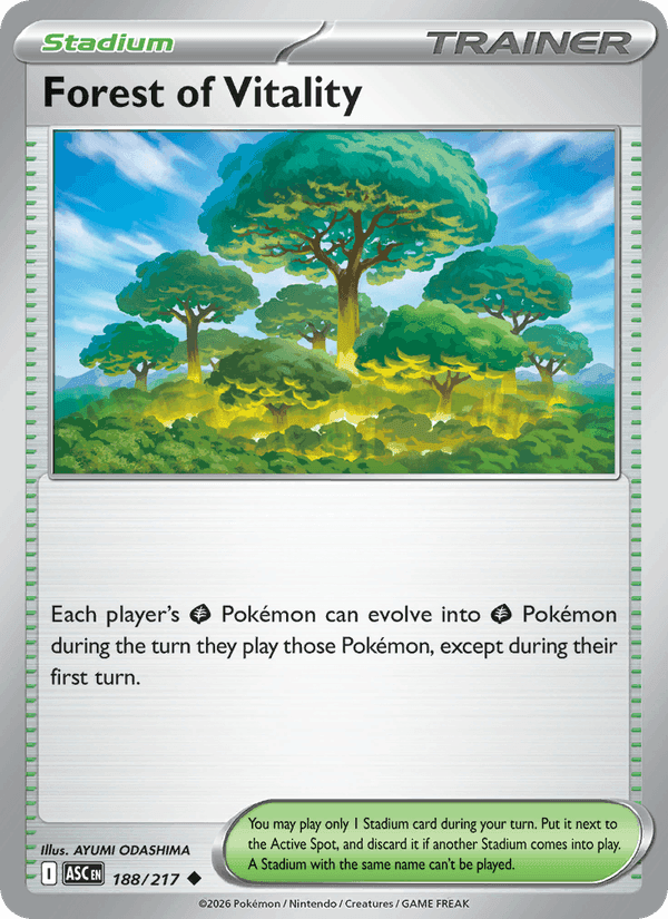 Forest of Vitality, card 188 from Ascended Heroes