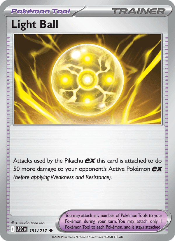 Light Ball, card 191 from Ascended Heroes