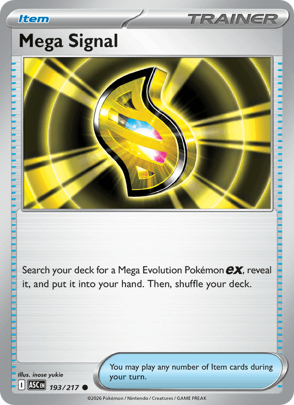 Mega Signal, card 193 from Ascended Heroes