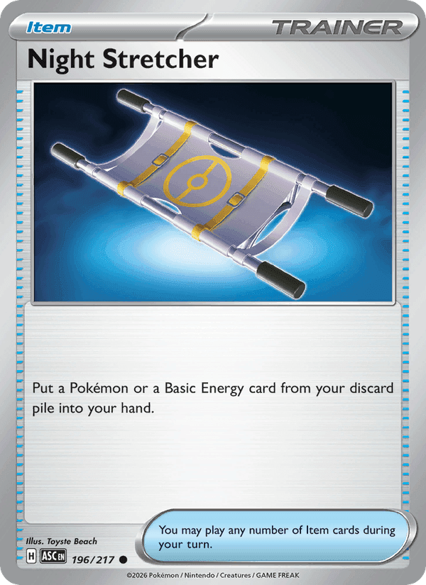 Night Stretcher, card 196 from Ascended Heroes