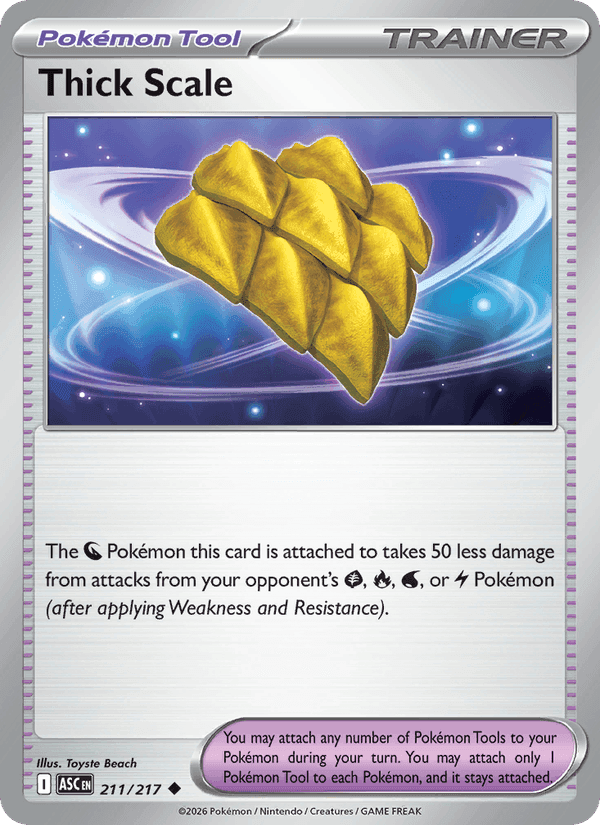 Thick Scale, card 211 from Ascended Heroes