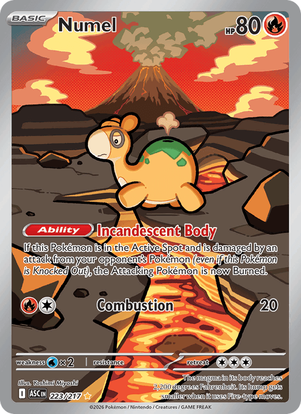 Ascended Heroes の 223 番、Numel