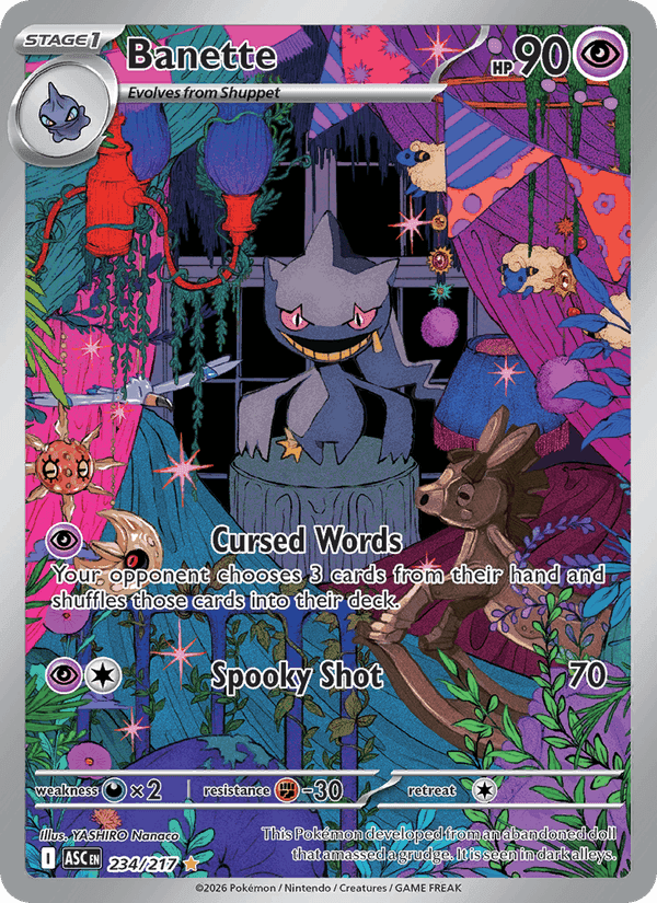 Banette, card 234 from Ascended Heroes