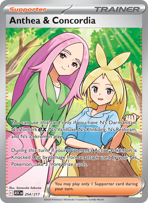 Anthea & Concordia, card 254 from Ascended Heroes