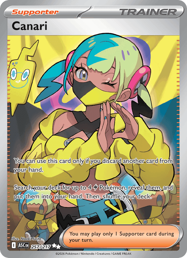 Canari, card 257 from Ascended Heroes