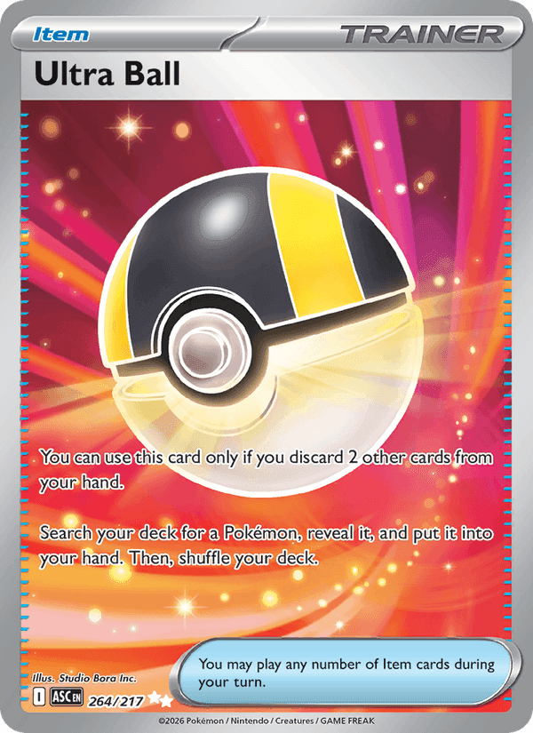 Ultra Ball, card 264 from Ascended Heroes