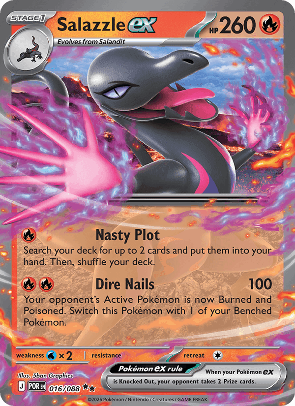 Perfect Order の 016 番、Salazzle ex