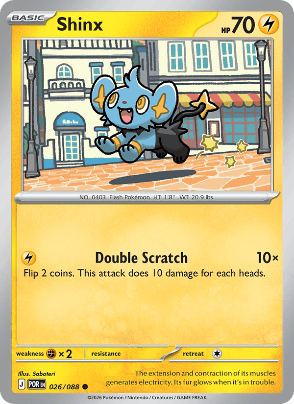 Shinx, carte 026 de Perfect Order