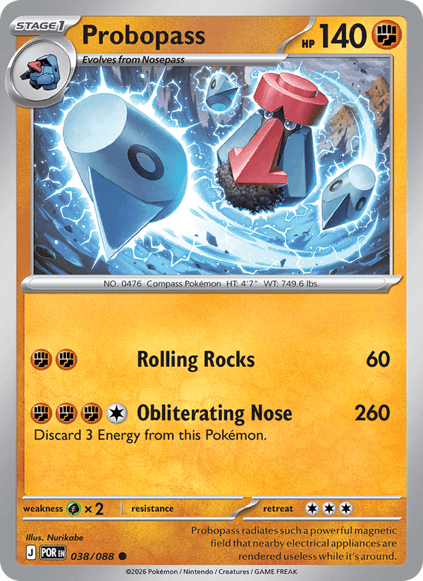 Probopass, card 038 from Perfect Order