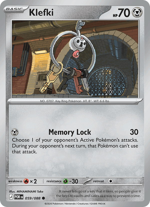 Klefki, card 059 from Perfect Order