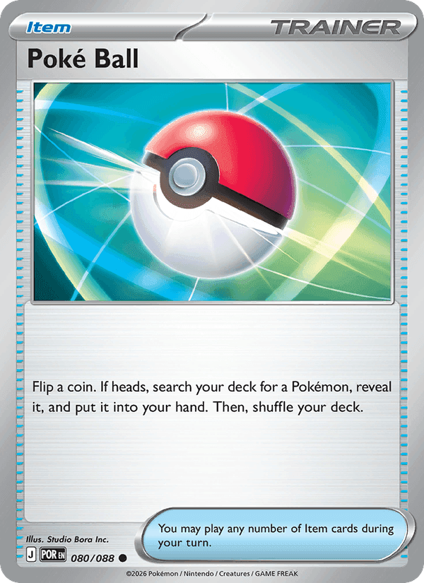 Poké Ball, card 080 from Perfect Order