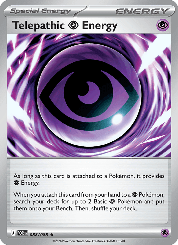 Telepathic Psychic Energy, card 088 from Perfect Order