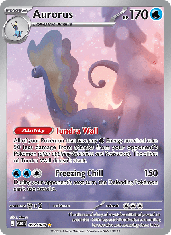 Aurorus, card 092 from Perfect Order