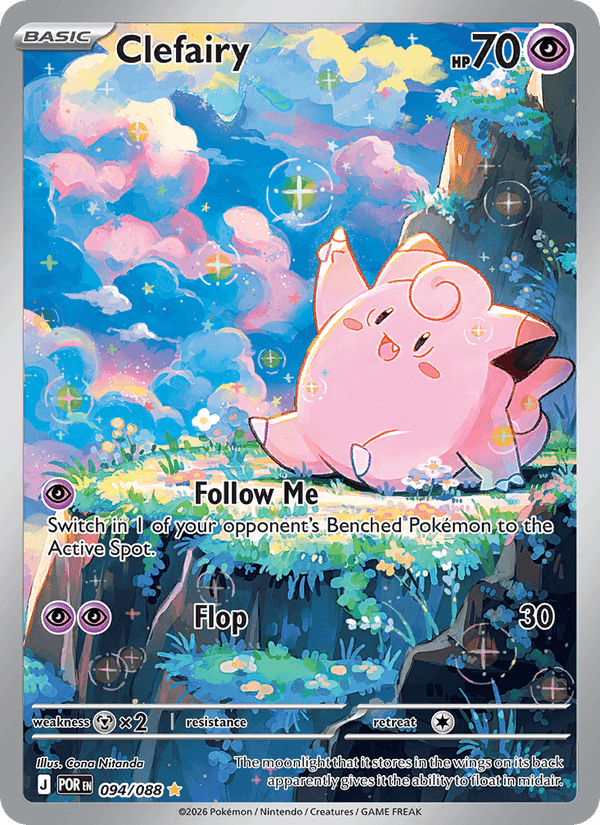 Clefairy, carta 094 di Perfect Order
