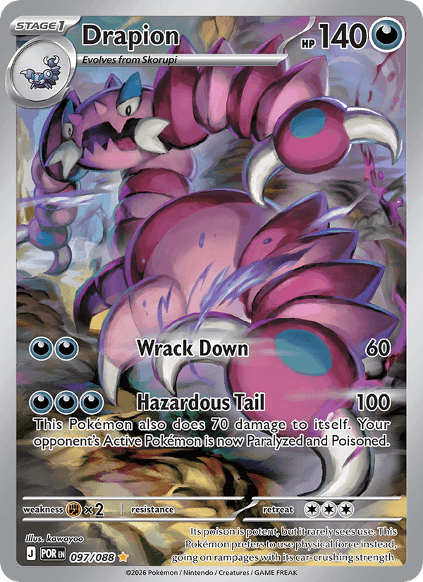 Drapion, card 097 from Perfect Order
