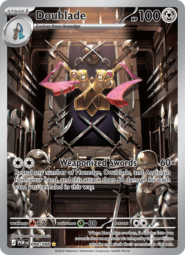 Doublade, card 098 from Perfect Order