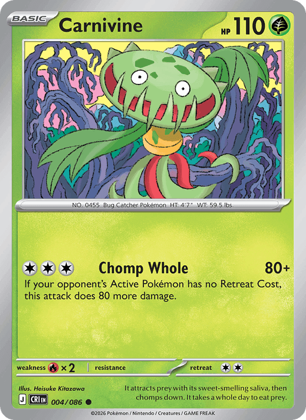 Chaos Rising の 004 番、Carnivine