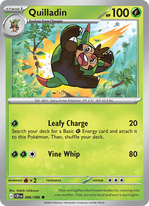 Quilladin, carta 006 di Chaos Rising