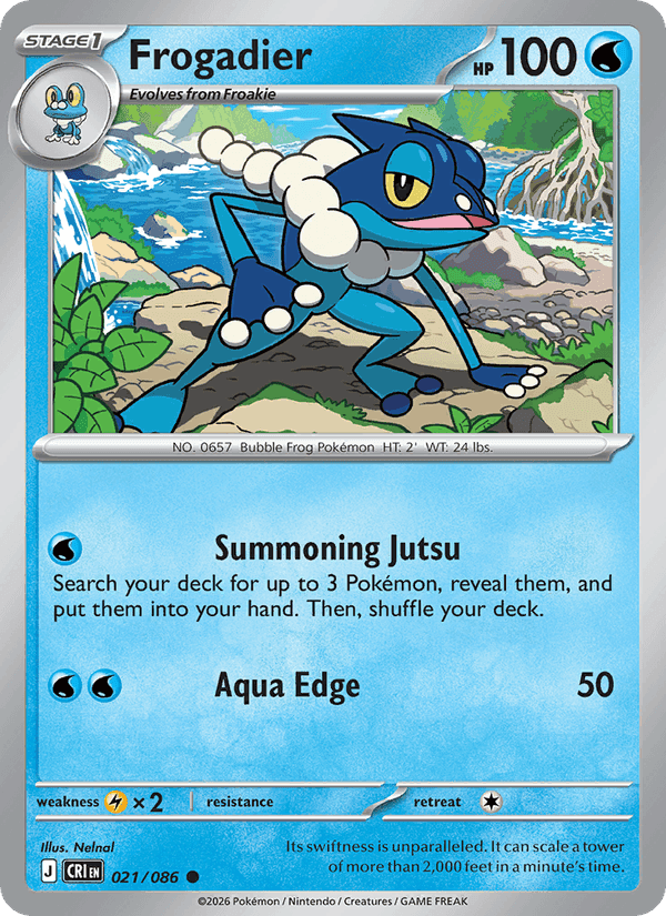 Chaos Rising の 021 番、Frogadier