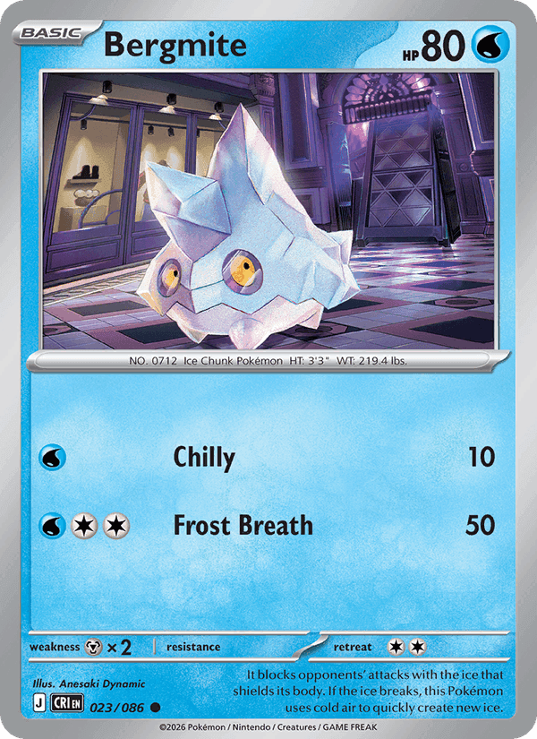 Bergmite, card 023 from Chaos Rising