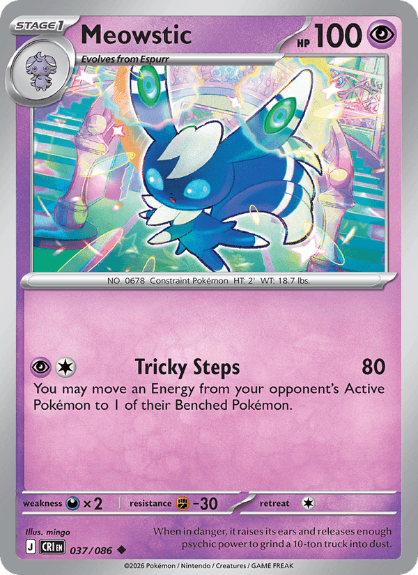 Meowstic, card 037 from Chaos Rising