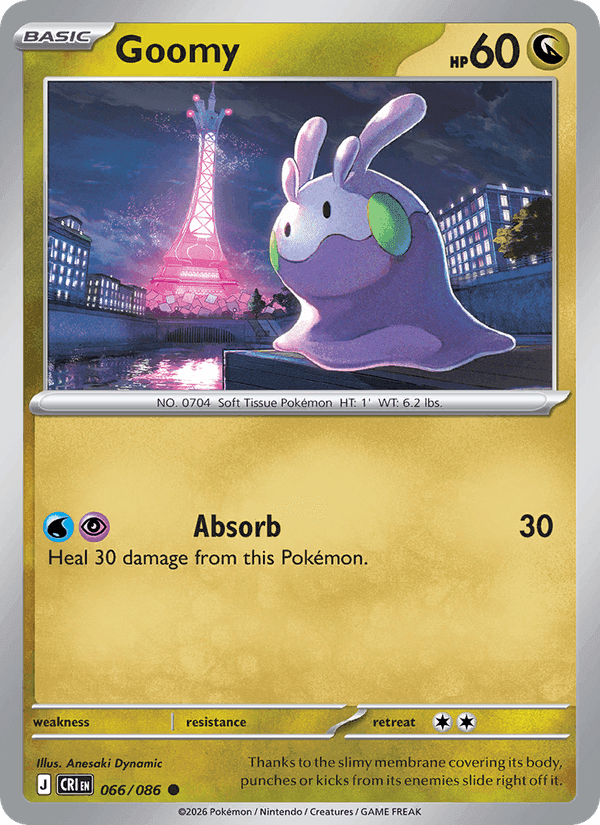 Goomy, card 066 from Chaos Rising