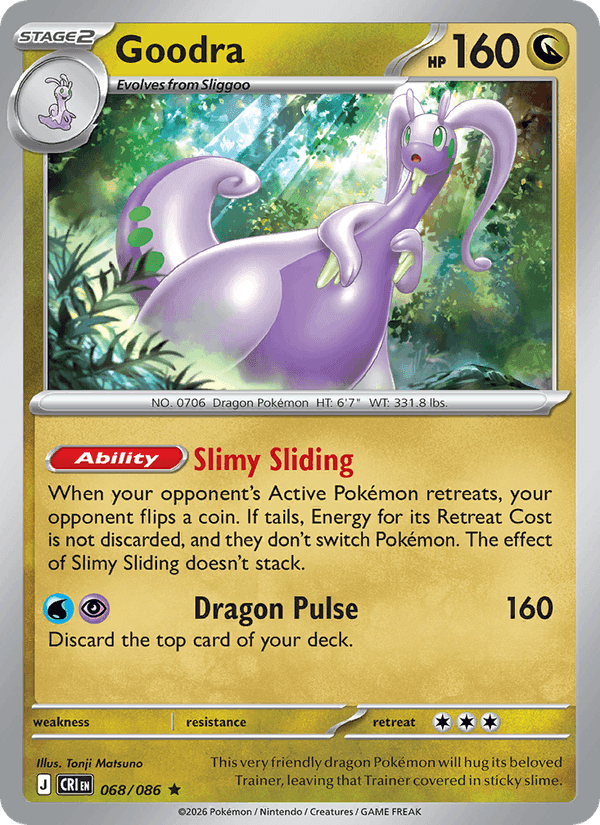 Goodra, carta 068 di Chaos Rising