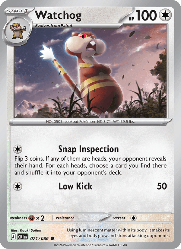 Watchog, card 071 from Chaos Rising