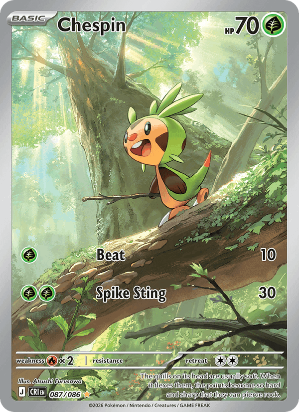 Chaos Rising の 087 番、Chespin