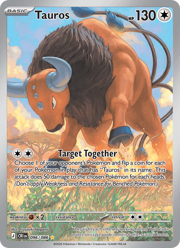 Tauros, card 096 from Chaos Rising