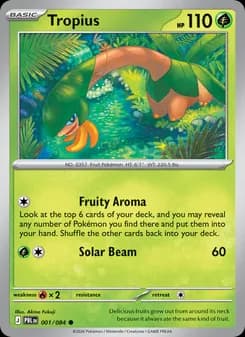 Tropius, card 001 from Common