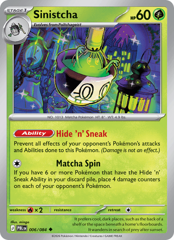 Sinistcha, card 006 from Pitch Black