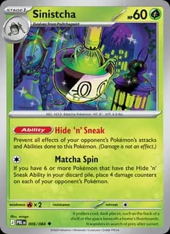 Sinistcha, card 006 from Uncommon