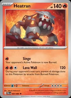 Heatran, card 007 from Uncommon