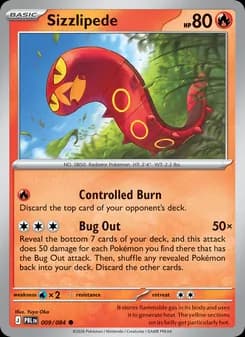 Sizzlipede, card 009 from Common