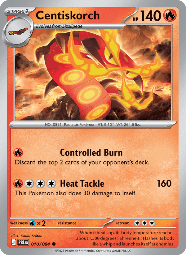 Centiskorch, card 010 from Pitch Black
