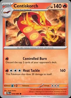 Centiskorch, card 010 from Common