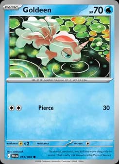 Goldeen, card 013 from Common