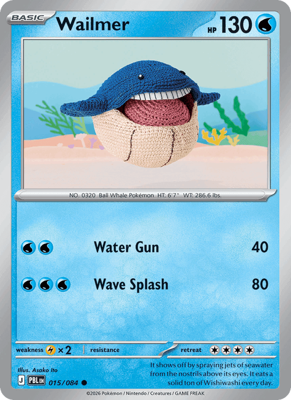 Wailmer, card 015 from Pitch Black