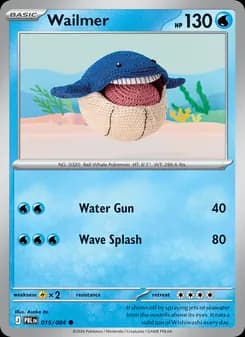 Wailmer, card 015 from Common