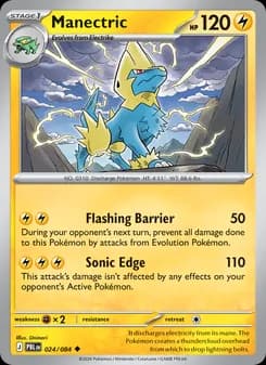 Manectric, card 024 from Uncommon