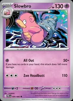 Slowbro, card 030 from Uncommon