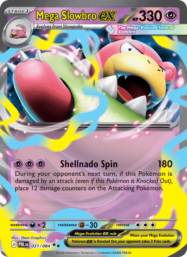 Mega Slowbro ex, card 031 from Pitch Black