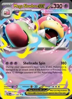 Mega Slowbro ex, card 031 from Double rare