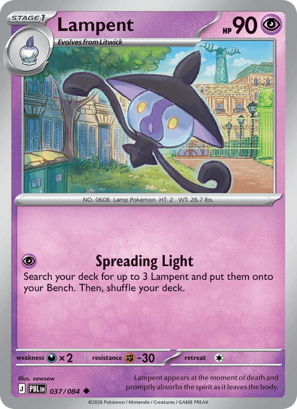Lampent, card 037 from Pitch Black