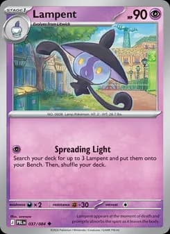 Lampent, card 037 from Uncommon