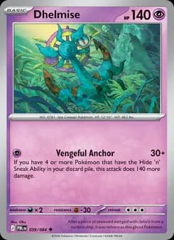 Dhelmise, card 039 from Uncommon