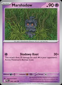 Marshadow, card 040 from Uncommon