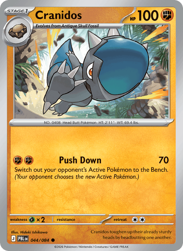 Cranidos, card 044 from Pitch Black