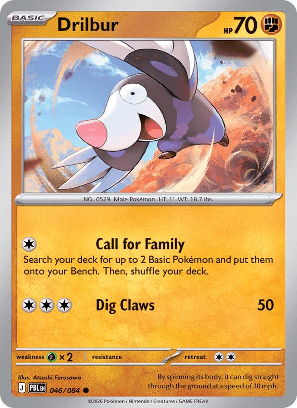 Drilbur, card 046 from Pitch Black